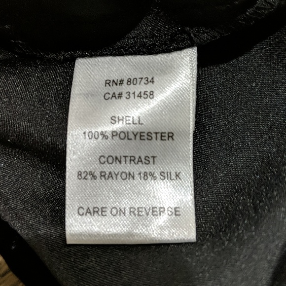 BCBG To The Max Satin Velvet Shirt Puff Sleeve - Picture 6 of 6